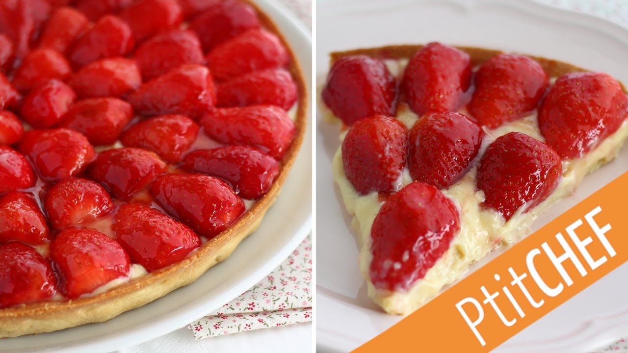 Une TARTE AUX FRAISES hyper facile pour célébrer leur retour !!
