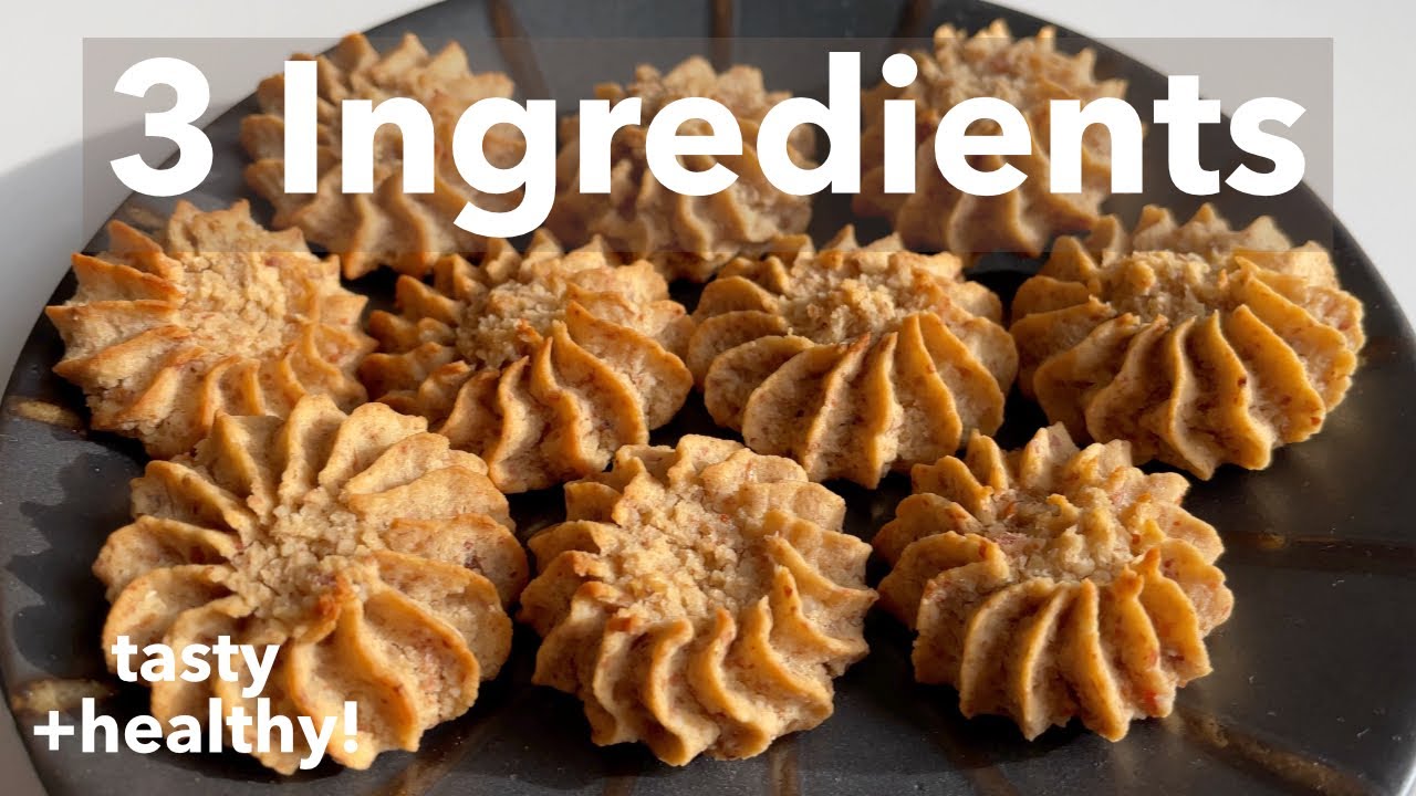 Like Butter Cookies, but much healthier! 🤯 vegan recipes