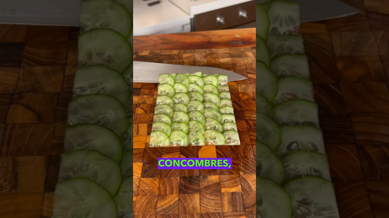 Petite technique de dressage simple et efficace 😁🥒🧑🏻‍🍳