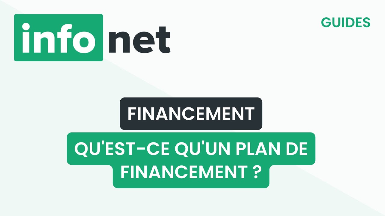 Qu'est-ce qu'un plan de financement ? (définition, aide, lexique, tuto, explication)