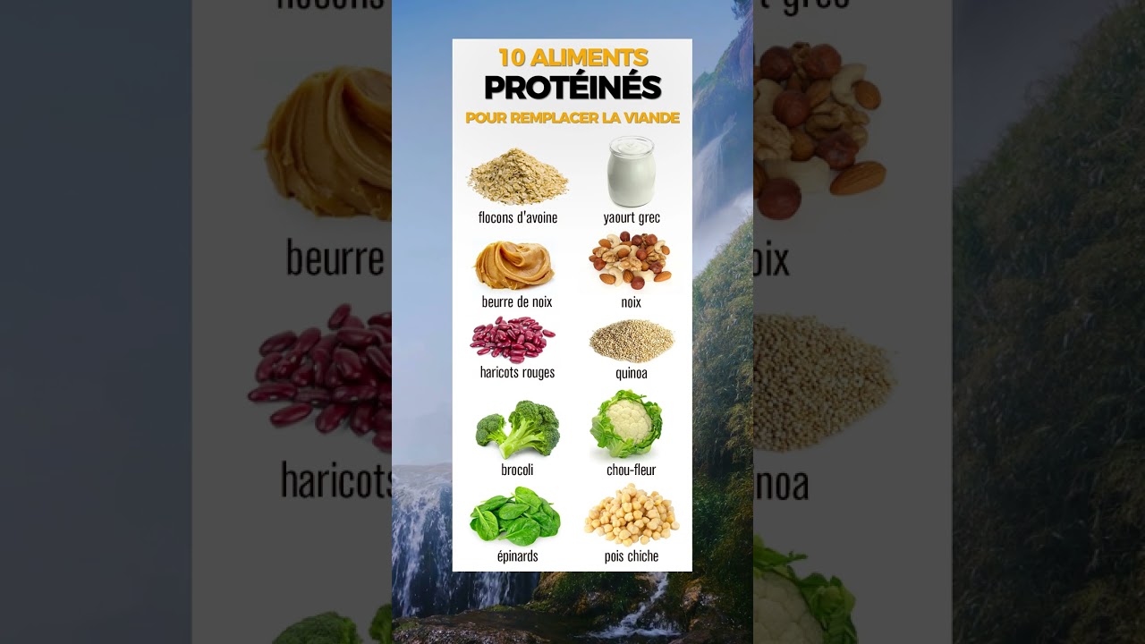 10 Aliments protéinés pour remplacer la viande