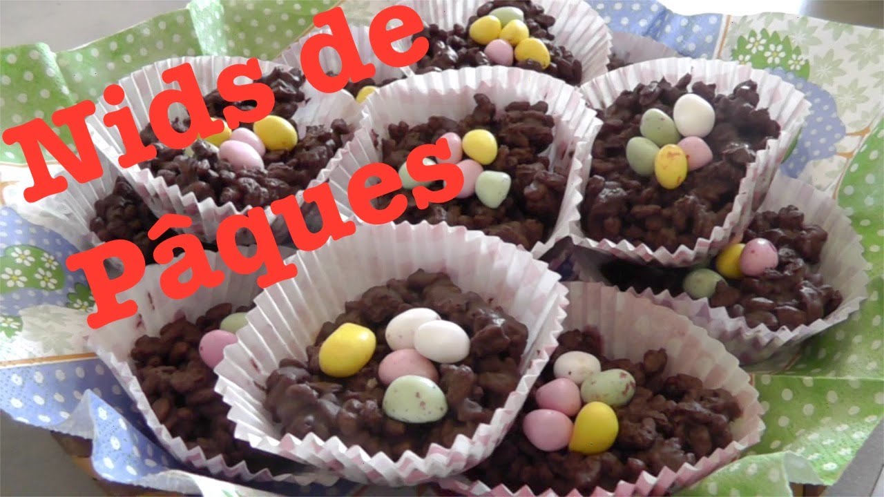Nids de Pâques - Roses des Sables - Cuisine / Recettes pour enfants en confinement