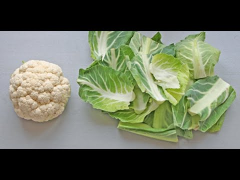 Crème de feuilles de Chou Fleur !!!