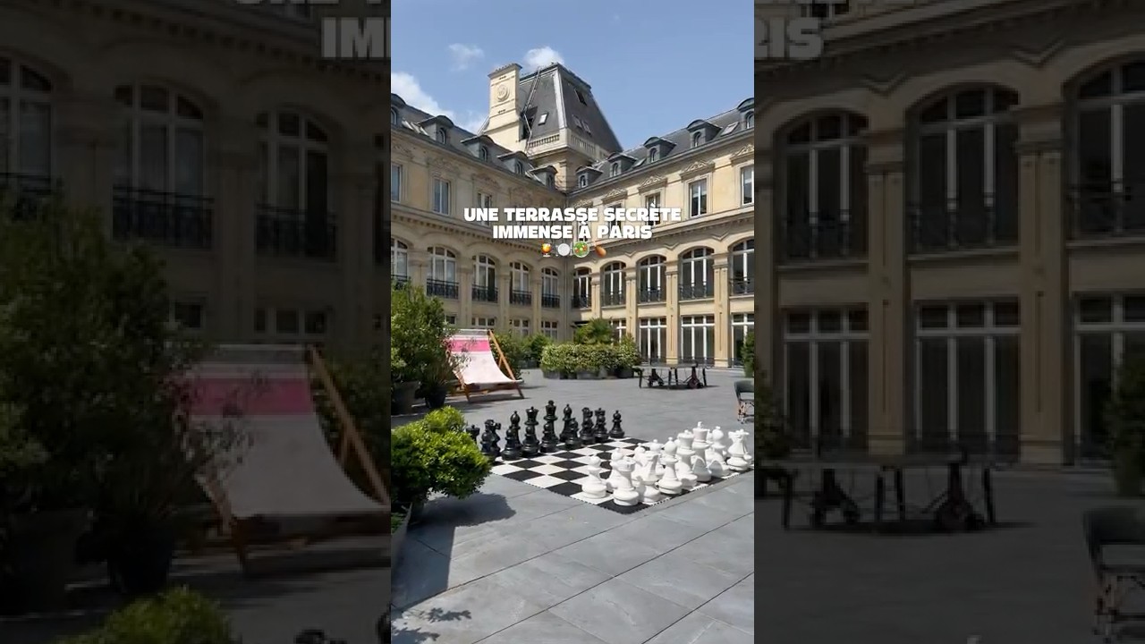 UNE TERRASSE SECRÈTE DE 1200M² EN PLEIN PARIS 😍☀️#terrasseparis #bonnesadressesparis #parisfood