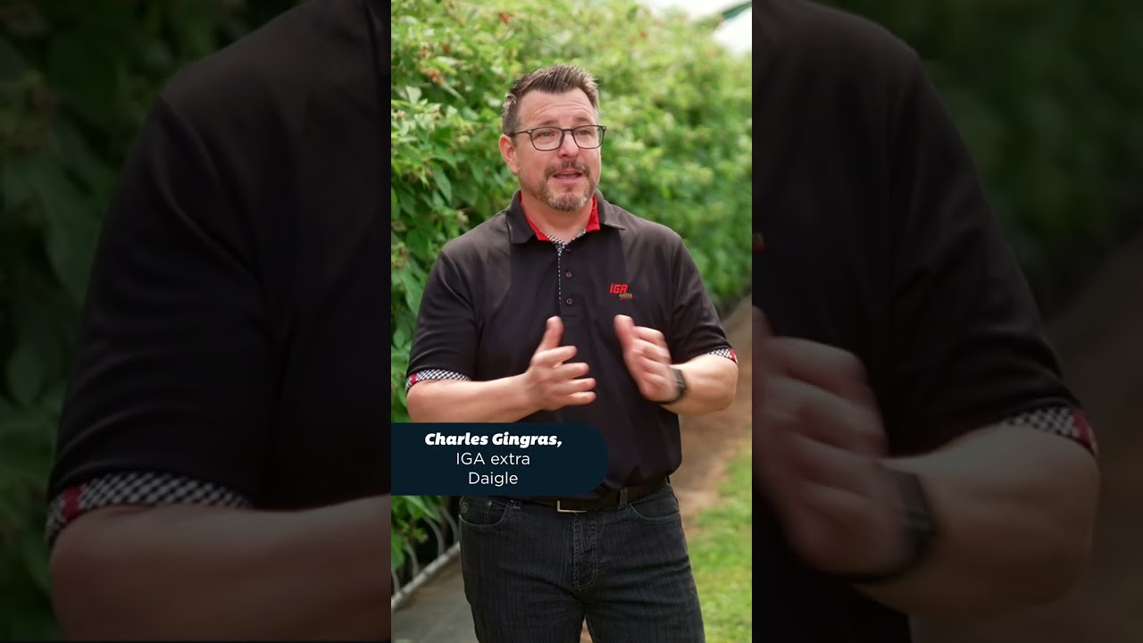 On a le local à cœur - Notre marchand dans les champs de framboises !