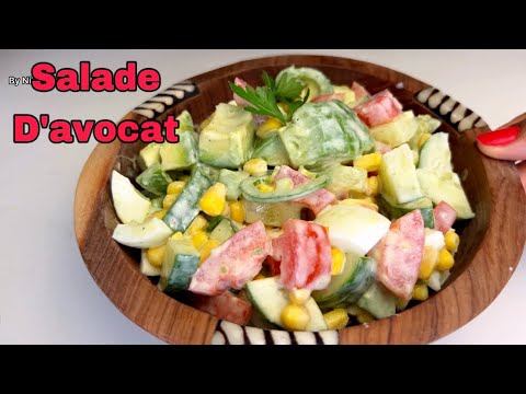 Salade d’avocat et œuf facile à réaliser