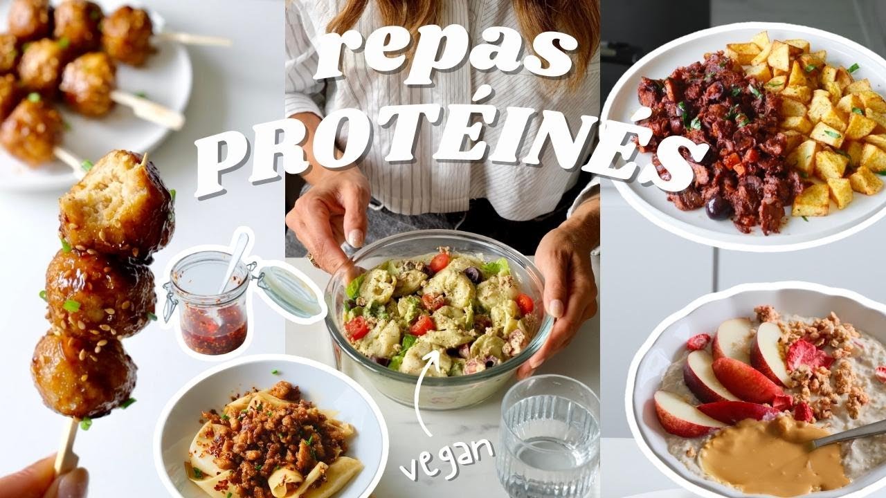 REPAS PROTÉINÉS Vegan, Sain, Délicieux