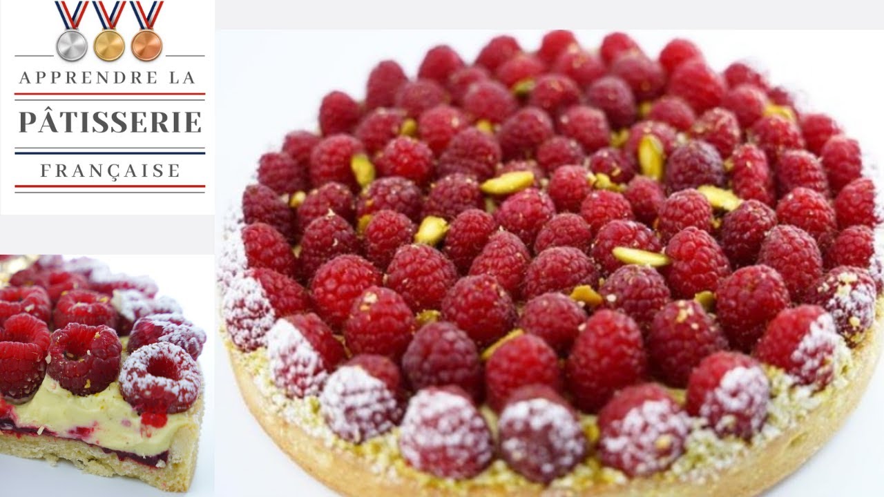 Recette tarte framboise et pistache