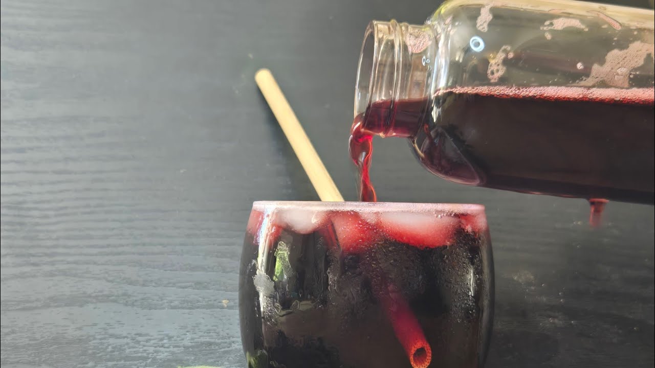 RECETTE BISSAP GLACÉ! INFUSION D’HIBISCUS MAISON! 🌿 – Boisson Fraîche & Naturelle