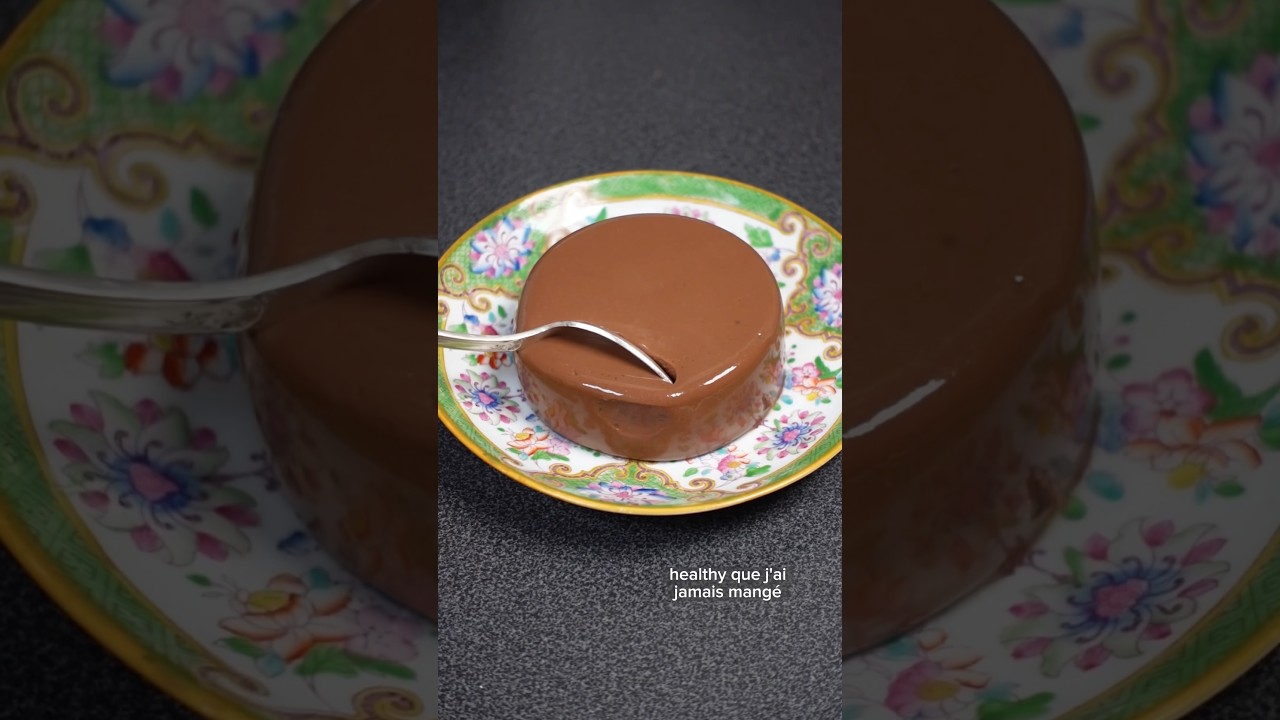Mixez une poignée de pois chiches pour faire ces crèmes au chocolat délicieuses ! 🤯🍫