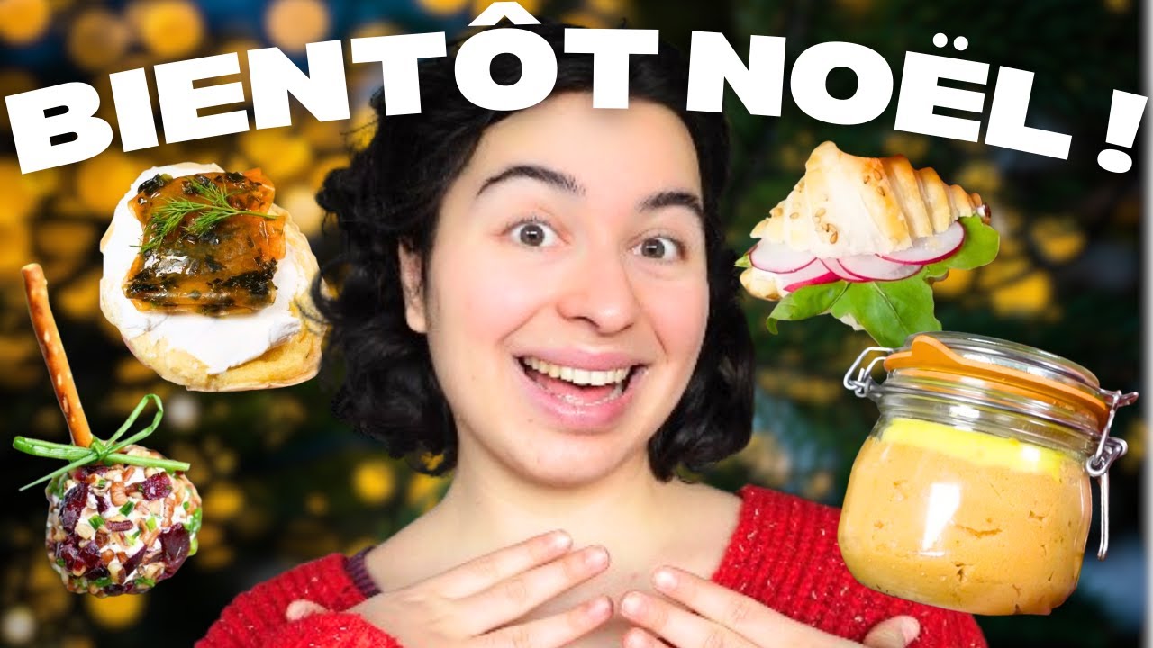MENU DE NOËL : 8 IDÉES D’APÉRITIF PETIT BUDGET, VEGAN & SANS GLUTEN (facile & rapide)