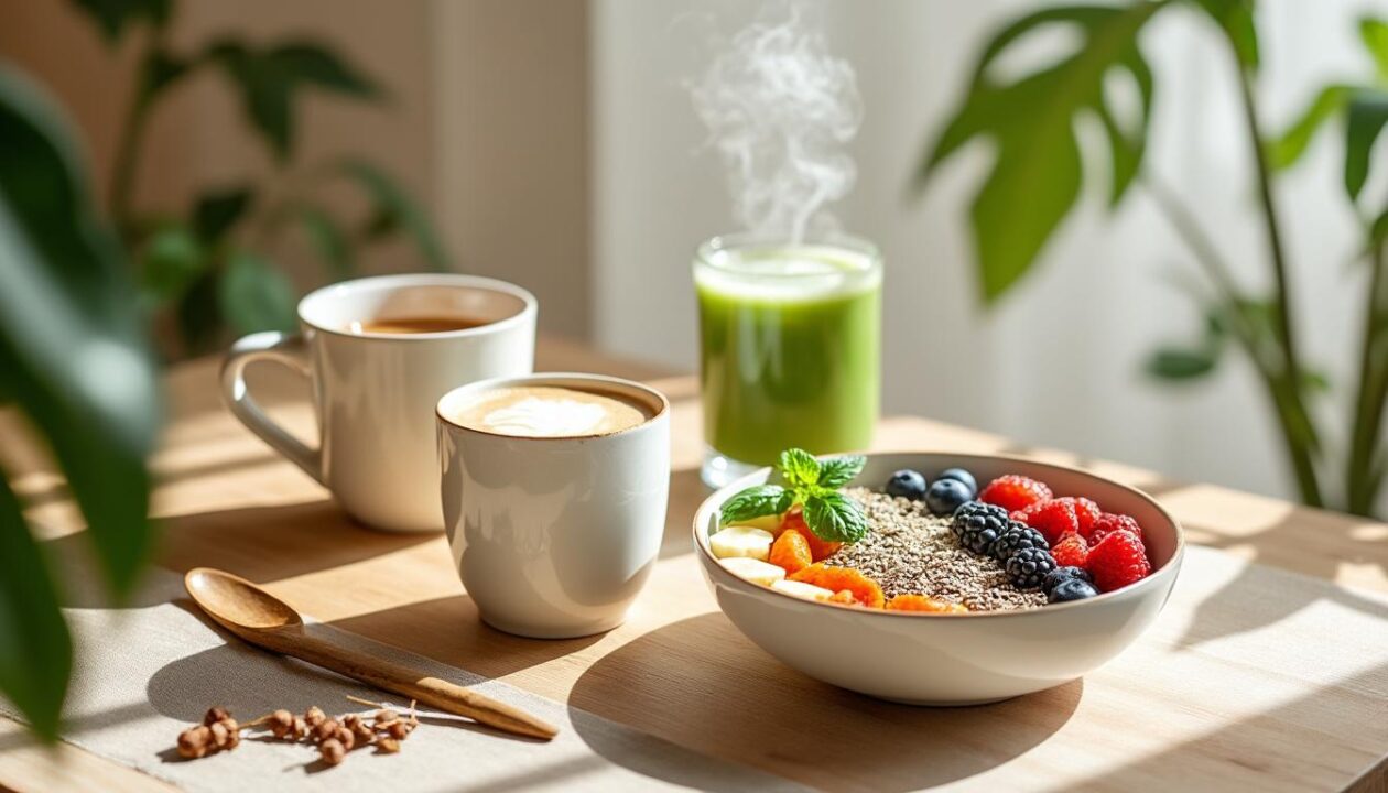 découvrez les boissons santé et alternatives naturelles préférées des végétaliens le matin pour bien commencer la journée.