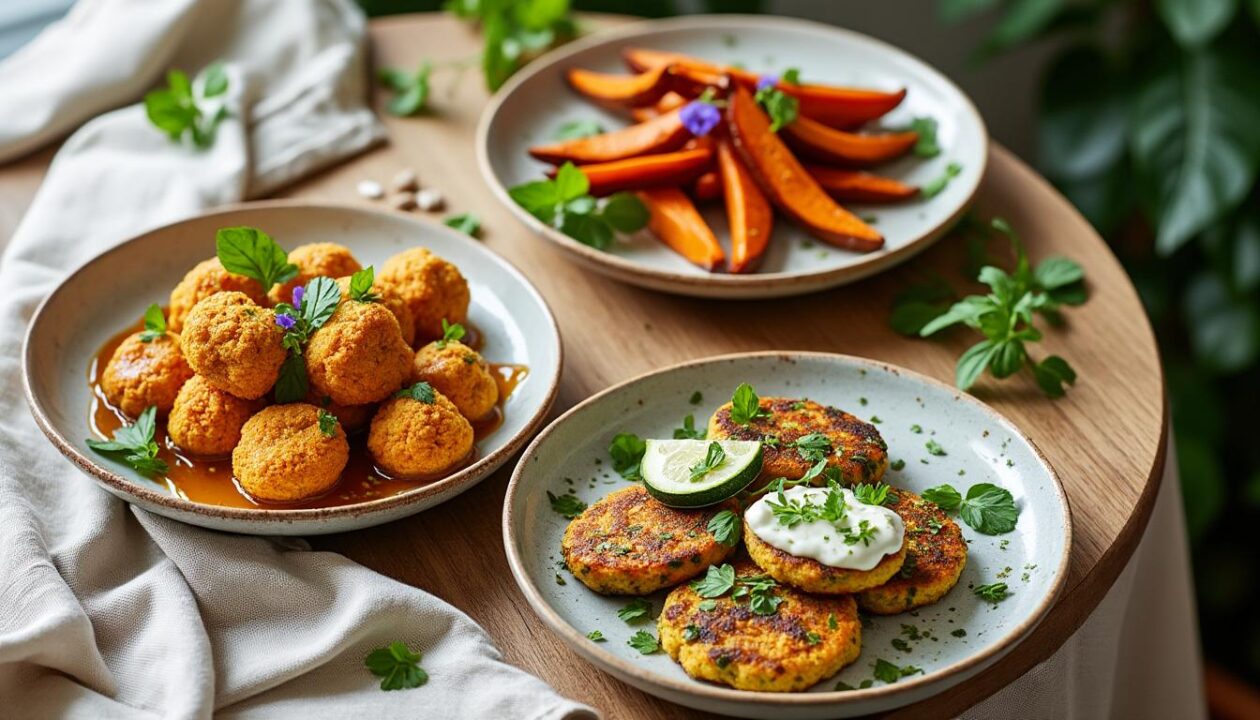 découvrez trois délicieuses recettes véganes faciles à réaliser pour sublimer votre friteuse sans huile et profiter de repas sains et savoureux.