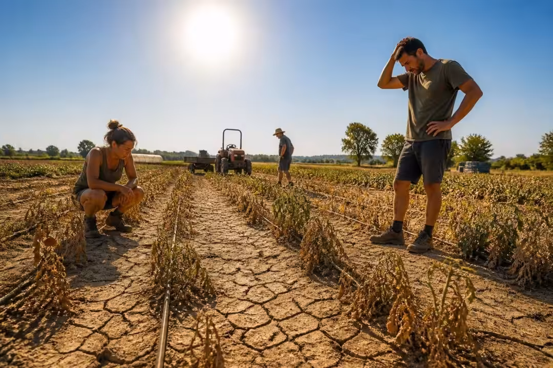 découvrez comment la canicule et la sécheresse provoquent une crise agricole majeure pour les maraîchers de loire-atlantique, mettant en péril leurs récoltes et leur activité.