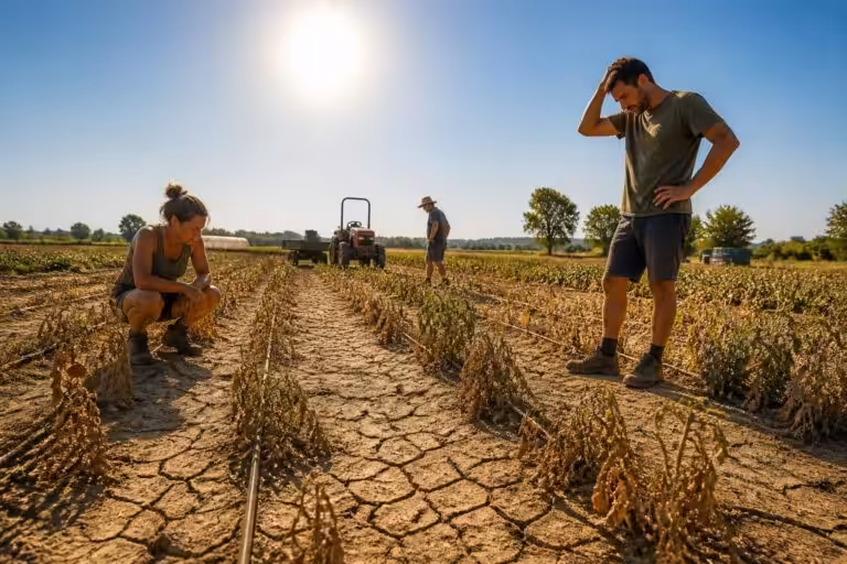 découvrez comment la canicule et la sécheresse provoquent une crise agricole majeure pour les maraîchers de loire-atlantique, mettant en péril leurs récoltes et leur activité.