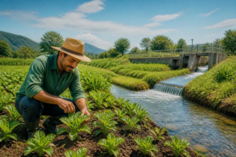 découvrez comment gérer l'eau avec sagesse et valoriser les agriculteurs pour construire un avenir durable et respectueux de l'environnement.