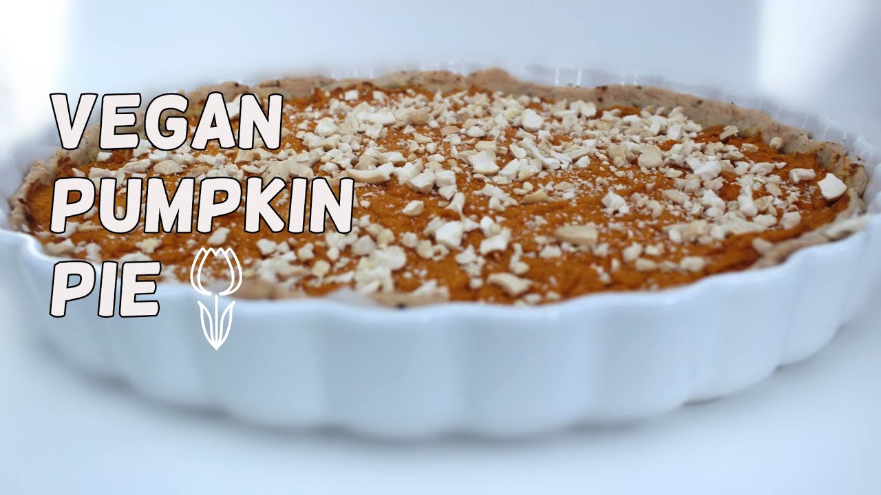 Recipe vegan | pumpkin pie - tarte au potimarron | (EN-FR)